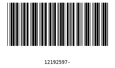 Barcode 12192597