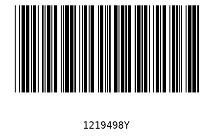 Barra Código 1219498