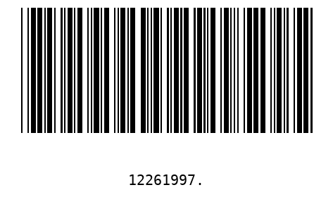 Bar code 12261997