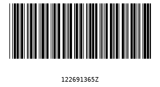 Barcode 122691365