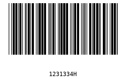 Barcode 1231334
