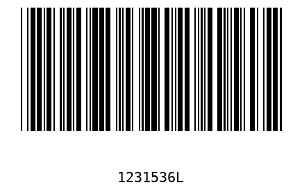 Barcode 1231536