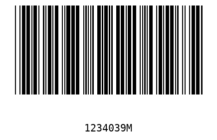 Barcode 1234039