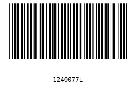 Barcode 1240077