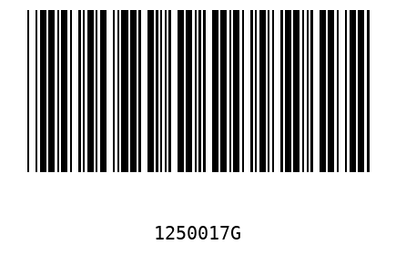 Barcode 1250017