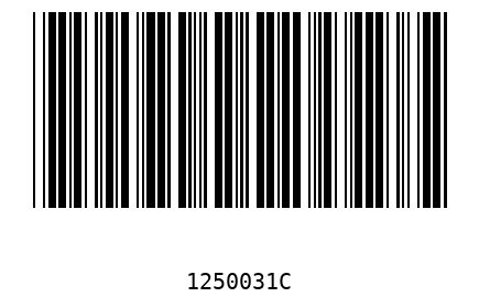 Barcode 1250031