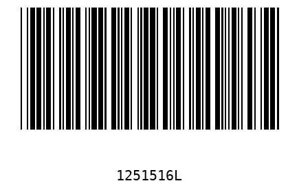 Barcode 1251516