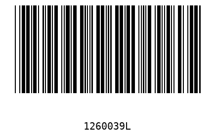 Barcode 1260039