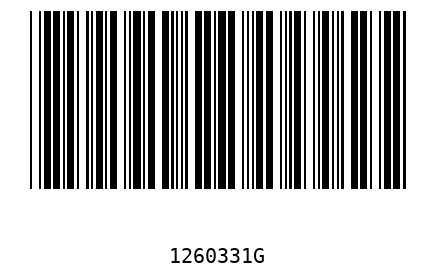 Barcode 1260331