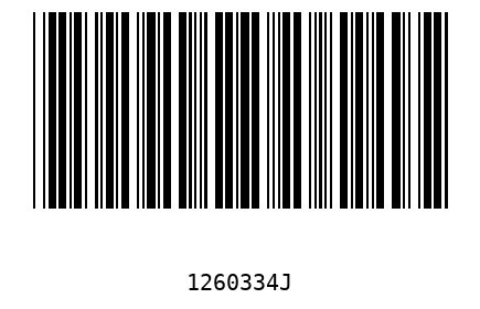 Barcode 1260334