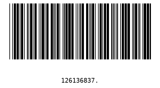 Barcode 126136837