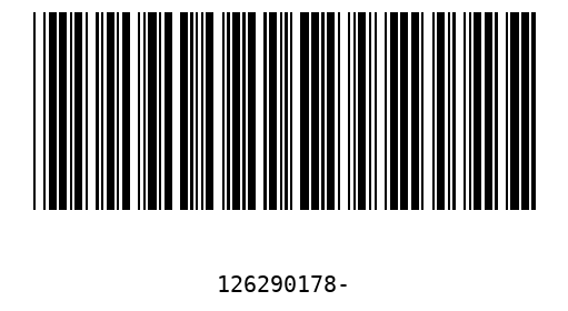 Barcode 126290178