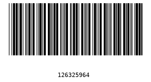Barcode 126325964