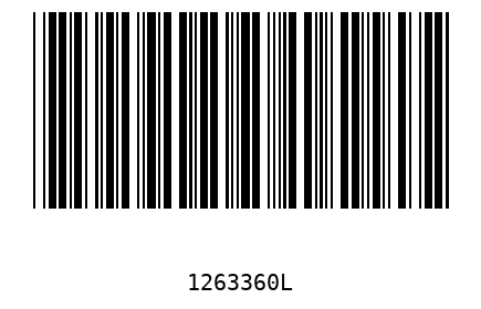 Barra Código 1263360