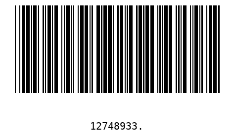 Barcode 12748933