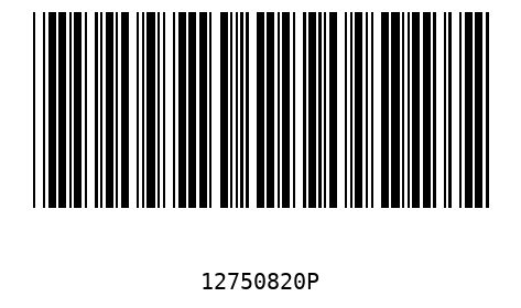 Barcode 12750820