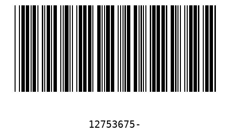 Barcode 12753675