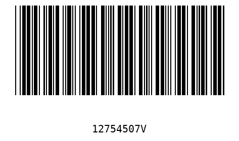Barcode 12754507