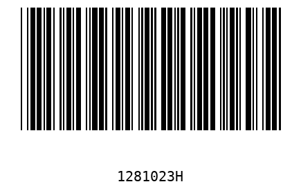 Bar code 1281023