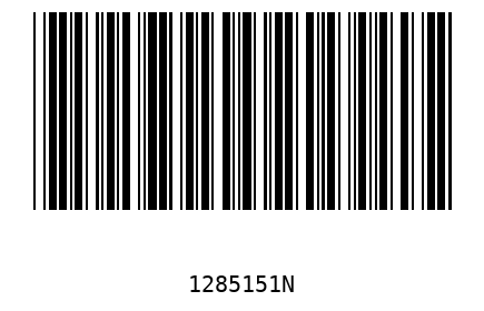 Bar code 1285151