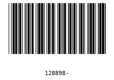 Barcode 128898