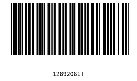 Barcode 12892061