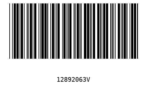 Barcode 12892063