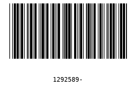 Bar code 1292589