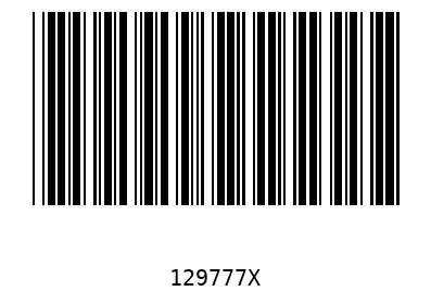 Barcode 129777