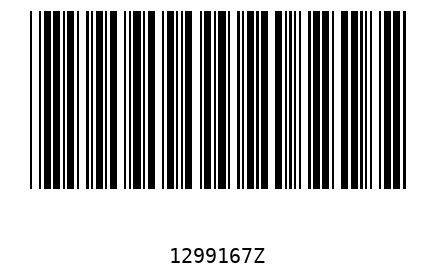 Bar code 1299167