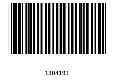 Bar code 130419