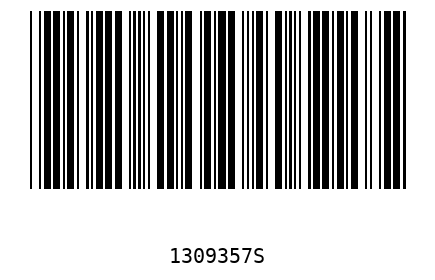 Bar code 1309357