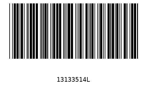 Barcode 13133514