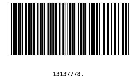 Barcode 13137778