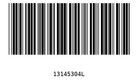 Barcode 13145304