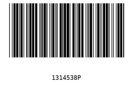 Barcode 1314538