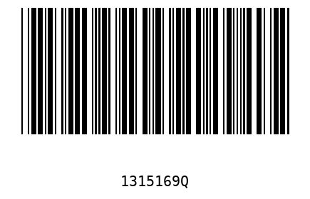 Bar code 1315169