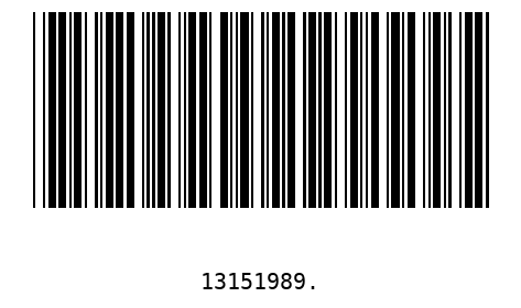 Barcode 13151989