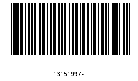 Barcode 13151997