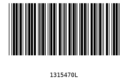 Barra Código 1315470