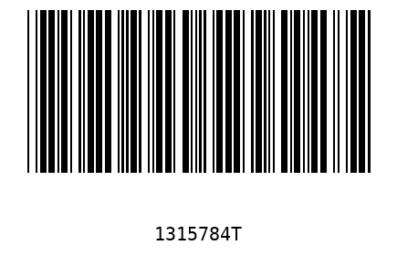 Bar code 1315784
