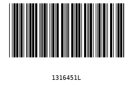 Barra Código 1316451
