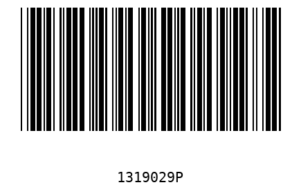 Bar code 1319029