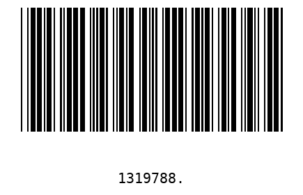 Barra Código 1319788
