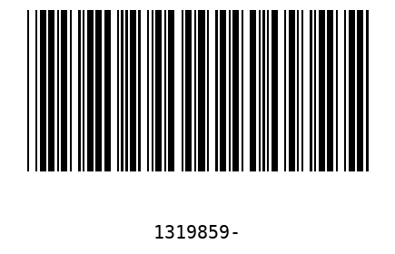 Barra Código 1319859