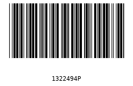 Barra Código 1322494