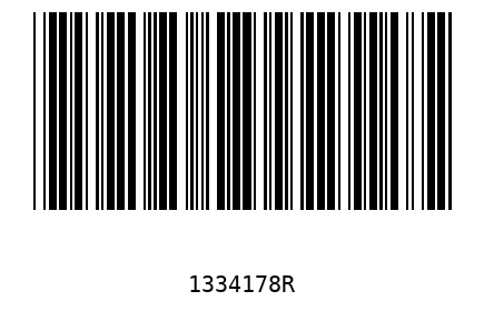 Bar code 1334178