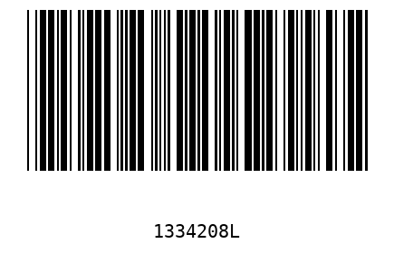 Bar code 1334208