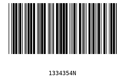 Bar code 1334354