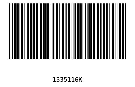 Barra Código 1335116